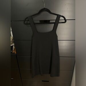 zara knit black mini dress